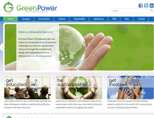 Tablet Screenshot of green-power-tech.com